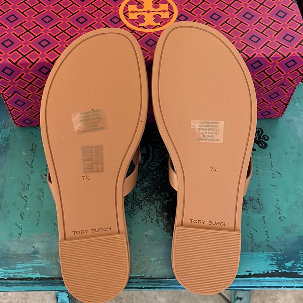 Tory Burch Enamel Miller Soft Natural Vachetta - Picture 4 of 7